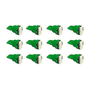 Diode Dynamics 194 LED Bulb SMD2 LED Green Set of 12