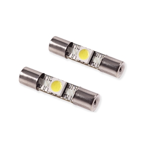 Diode Dynamics 28mm SMF1 LED Bulb Red Pair