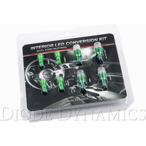 Diode Dynamics Mustang Interior Light Kit 15-17 Mustang Stage 2 Green