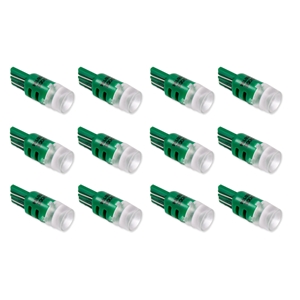 Diode Dynamics 194 LED Bulb HPHP3 LED Green Set of 12