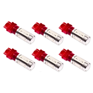 Diode Dynamics 3157 LED Bulb HP11 LED Red Set of 6