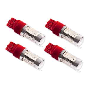 Diode Dynamics 7443 LED Bulb HP11 LED Red Set of 4