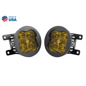 Diode Dynamics SS3 LED Type A Fog Light Kit for 2010-2018 Ford Transit Connect Yellow SAE/DOT Fog Sport