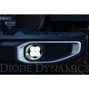 Diode Dynamics SS3 LED Type M Fog Light Kit for 2020-2021 Jeep Gladiator, Yellow SAE/DOT Fog Sport