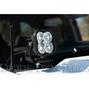 Diode Dynamics SS3 LED Ditch Light Kit for 2014-2019 GMC Sierra 1500, Sport White Combo