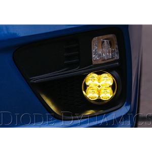 Diode Dynamics SS3 Type A LED Fog Light Kit for 2009-2021 Nissan Frontier, Yellow SAE/DOT Fog Max