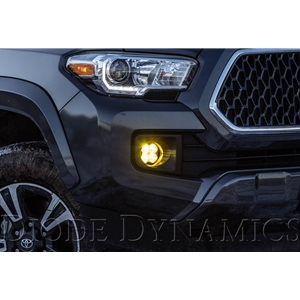 Diode Dynamics SS3 Type B LED Fog Light Kit for 2016-2021 Toyota Tacoma, Yellow SAE/DOT Fog Max