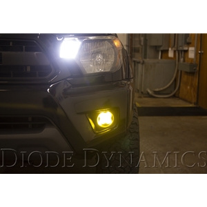 Diode Dynamics SS3 Type B LED Fog Light Kit for 2012-2015 Toyota Tacoma Yellow SAE/DOT Fog Max