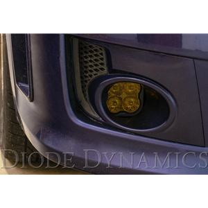 Diode Dynamics SS3 Type X LED Fog Light Kit for 2008-2009 Subaru Legacy White SAE/DOT Fog Max