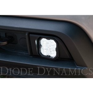 Diode Dynamics SS3 Type SV2 LED Fog Light Kit for 2019-2021 Chevrolet Silverado 1500, White SAE/DOT Fog Sport