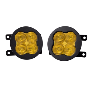Diode Dynamics SS3 Type A ABL LED Fog Light Kit for 2012-2015 Ford Explorer Yellow SAE/DOT Fog Sport w/ Backlight