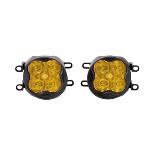 Diode Dynamics SS3 Type B ABL LED Fog Light Kit for 2010-2011 Toyota Prius, Yellow SAE/DOT Fog Sport with Backlight