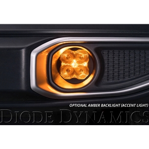 Diode Dynamics SS3 Type GM ABL LED Fog Light Kit for 2010 Pontiac G6 Yellow SAE/DOT Fog Sport w/ Backlight