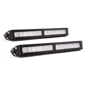 Diode Dynamics 12 Inch LED Light Bar  Single Row Straight Clear Wide Pair Stage Series