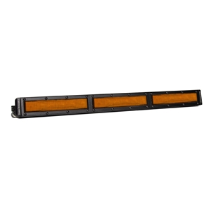 Diode Dynamics 18 Inch LED Light Bar  Single Row Straight Amber Flood Each Stage Series