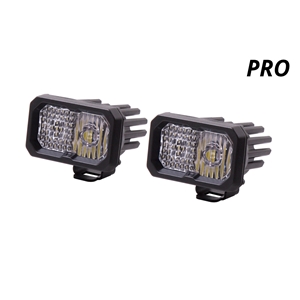 Diode Dynamics SS2 Inch LED Pod, Pro White Combo Standard ABL Pair