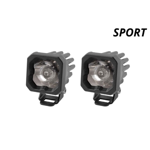 Diode Dynamics Stage Series C1 LED Pod Sport White Spot Standard WBL Pair