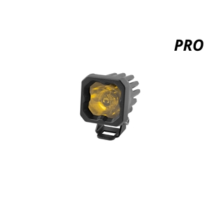 Diode Dynamics Stage Series C1 LED Pod Pro Yellow Wide Standard ABL Each