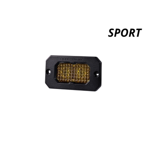 Diode Dynamics SS2 LED Pod Sport Yellow Combo Flush ABL Single