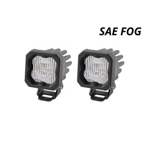 Diode Dynamics Stage Series C1 LED Pod White SAE/DOT Fog Standard ABL Pair