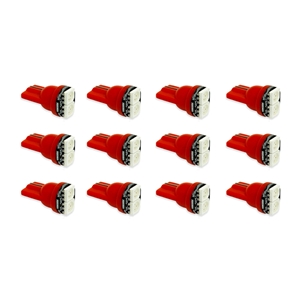 Diode Dynamics 194 LED Bulb SMD2 LED Red Set of 12