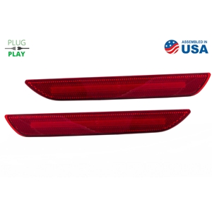 Diode Dynamics LED Sidemarkers for 2015-2021 EU/AU Ford Mustang, Red (pair)