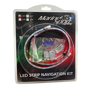 Marine Sport Lighting Marine Vessel 12 Inch LED Strip Starboard and Port sidelight Nav Kit