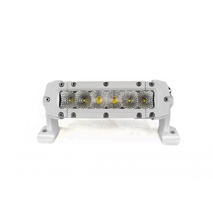 Marine Sport Lighting SR 8 Inch LED White Light Bar 30W/2600LM Corrosion Proof Clear Coat