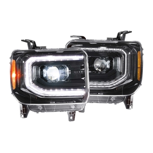 Morimoto XB LED Headlights: GMC Sierra (14-19) (Pair