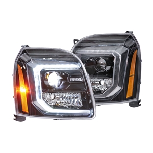Morimoto XB Hybrid LED Headlights: GMC Yukon (07-14) (Pair