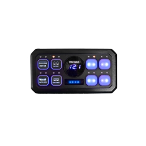 Race Sport Lighting 8-Button Auxiliary Light Universal Switch Panel With SLIM Touch control Box
