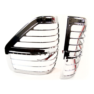 Race Sport Lighting 09-13 Ford F150 LED Taillight Bezel With Red LED Brake and Running Lights