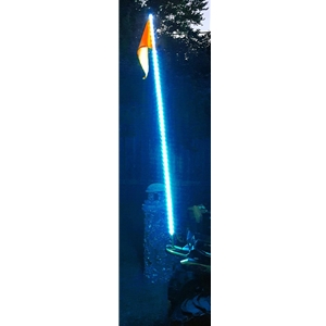 Race Sport Lighting 6 Foot LED ATV/Jeep Whip Flag Pole 5050 SMD LED Blue