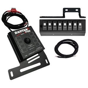 sPod BantamX w/ Red LED Switch panel for JK 2009-2018