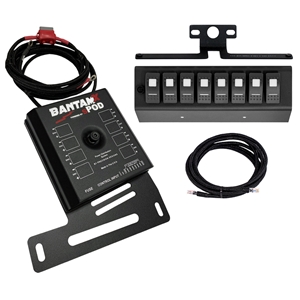 sPod BantamX w/ Red LED Switch panel for JK 2007-2008