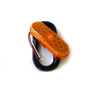 Race Sport Lighting   6x2.5 Inch LED Amber w/ Grommet Sold Individually
