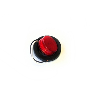 Race Sport Lighting   2 Inch LED Round Red w/ Grommet