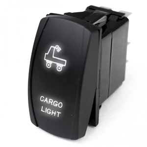 Race Sport Lighting LED Rocker Switch w/ White LED Radiance Cargo Light