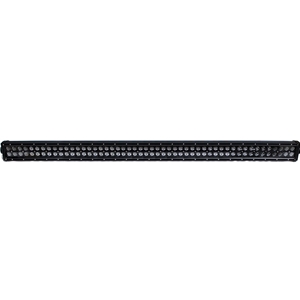 Race Sport Lighting 52 Inch Blacked Out Series LED Light Bar Straight Double Row Silver Combo Flood/Beam Straight Hi Performance