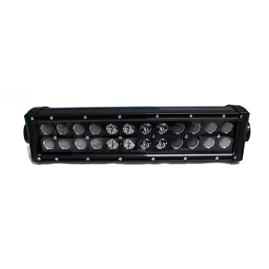 Race Sport Lighting 15 Inch Blacked Out Series LED Light Bar Straight Double Row Silver Combo Flood/Beam Straight Hi Performance