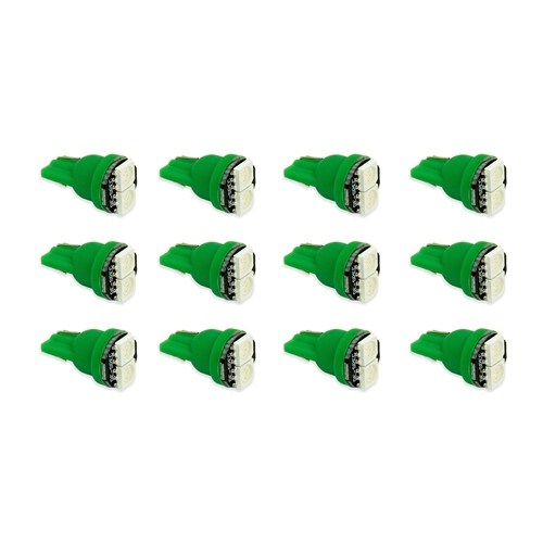 Diode Dynamics 194 LED Bulb SMD2 LED Green Set of 12 