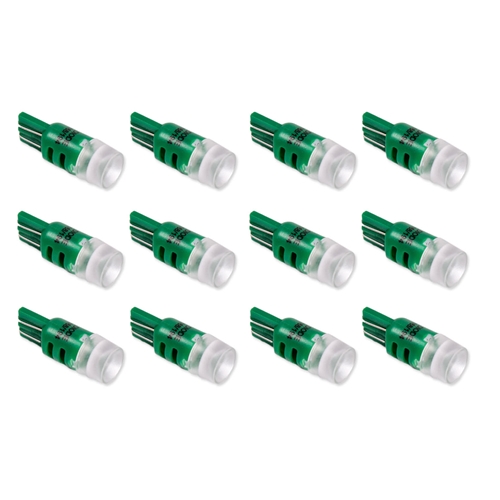 Diode Dynamics 194 LED Bulb HPHP3 LED Green Set of 12 