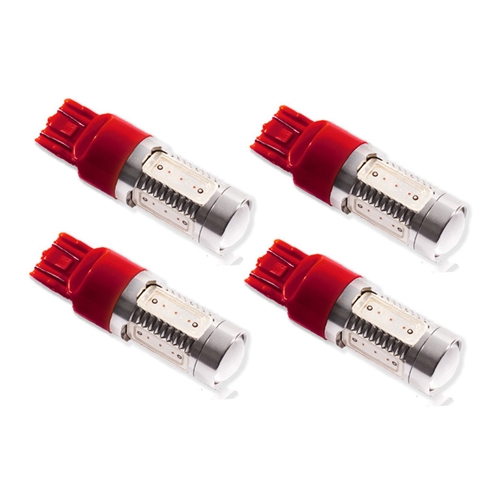 Diode Dynamics 7443 LED Bulb HP11 LED Red Set of 4 