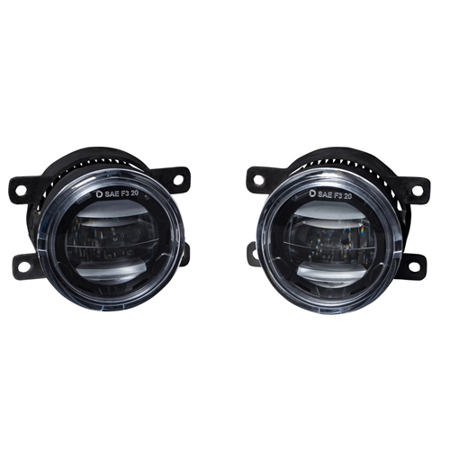 Diode Dynamics Elite Series Type A Fog Lamps for 2012-2016 Fiat 500 Pair Cool White 6000K 