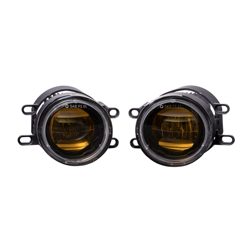 Diode Dynamics Elite Series Type B Fog Lamps for 2009-2014 Toyota Venza Pair Yellow 3000K 