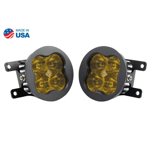 Diode Dynamics SS3 LED Type A Fog Light Kit for 2010-2018 Ford Transit Connect Yellow SAE/DOT Fog Sport 