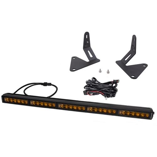 Diode Dynamics Colorado/Canyon SS30 Stealth Lightbar Kit For 15-Pres Colorado/Canyon  Amber Driving