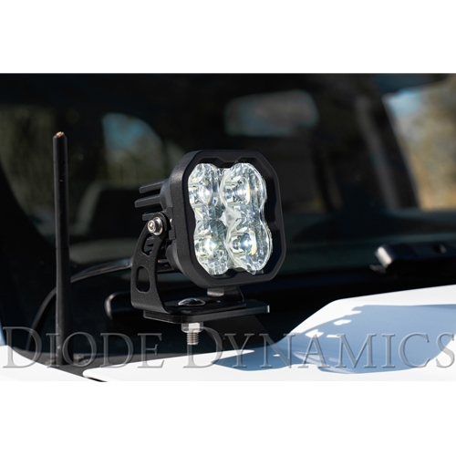Diode Dynamics SS3 LED Ditch Light Kit for 2014-2019 GMC Sierra 1500, Sport White Combo 