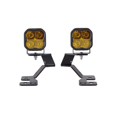 Diode Dynamics SS3 LED Ditch Light Kit for 2021 Ford Bronco Sport, Pro Yellow Combo 