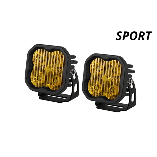 Diode Dynamics SS3 LED Pod Sport Yellow Combo Standard Pair 